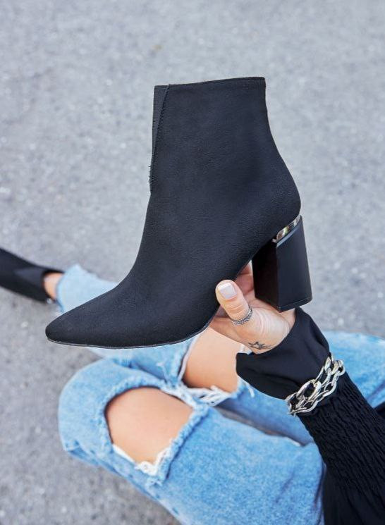 نیمبوت شیک زنانه/دخترانه جنس میکرو سوییت کامل ترک زیره کار یخ شکن pu ضدلغزش پاشنه ۶ سانت جدید rafikسایزبندی ۳۷ تا ۴۱