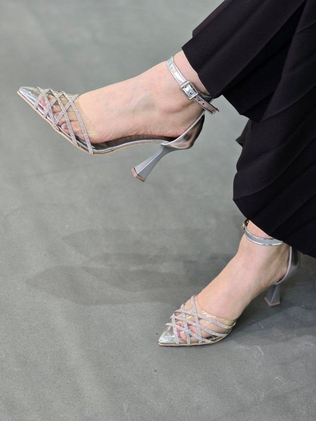 کفش مجلسی نگینی شیک و لاکچری