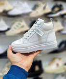 کفش اسپرت رنگ سفید ساقدار دخترانه