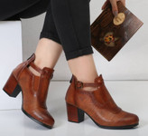 کفش زنانه رنگ چرم اصل کیفیت درجه یک