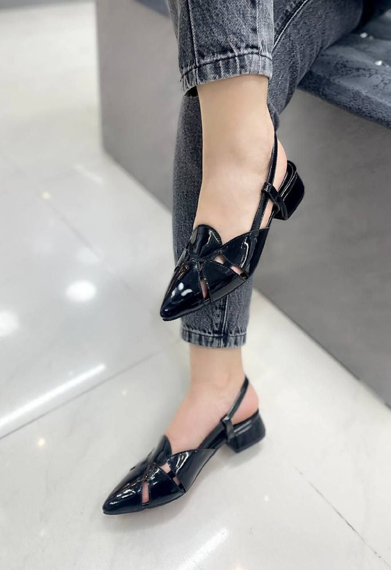 کفش مجلسی مشکی دخترانه