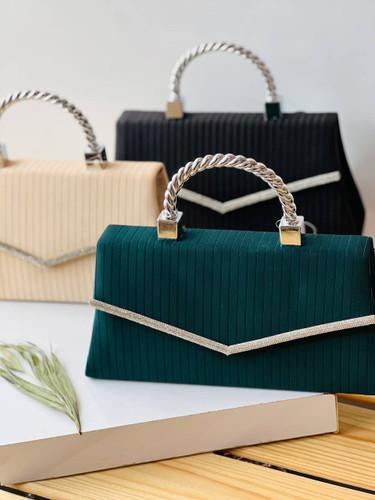 کیف مجلسی زنانه،دخترانه دسته فلزی کیفیت تضمینی