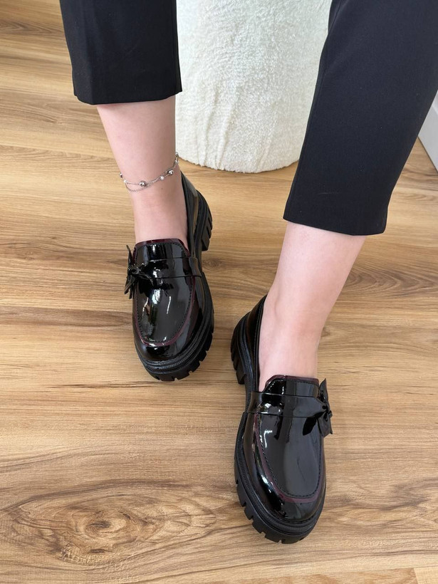 کفش لوفر زنانه/دخترانه جدید با لژ ۵سانت سبک،راحت و با کیفیت