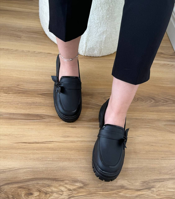 کفش لوفر زنانه/دخترانه جدید با لژ ۵سانت سبک،راحت و با کیفیت