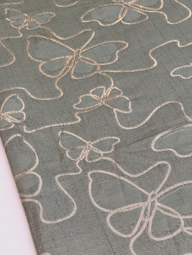 پارچه زنانه/دخترانه جنس ژاکارد ترک عرض ۱/۵ بدون آبرفت و پرزدهی و چروکی رنگ سبز با قیمتی عالی