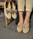 کفش عیدانه کالج زنانه/دخترانه رویه کنفی سایز ۳۷تا۴۰قیمت بسیار عالی خرید از تولیدی