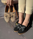 کفش عیدانه کالج زنانه/دخترانه رویه کنفی سایز ۳۷تا۴۰قیمت بسیار عالی خرید از تولیدی