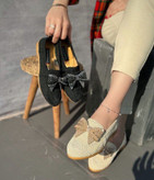 کفش عیدانه کالج زنانه/دخترانه رویه کنفی سایز ۳۷تا۴۰قیمت بسیار عالی خرید از تولیدی