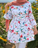 مانتو عیدانه شیک دخترانه/زنانه جنس وال خامه دوزی با کیفیت طرح پرنده داخل مانتو لایی حریر کار شده دو سایزی قد ۸۵ مناسب بهار و تابستان قیمت عالی خرید از تولیدی