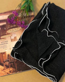 کالکشن عیدانه شال شیک پلیسه مشکی شاین مرواریدی جنس نخی وارداتی بصورت تک و عمده قیمت عالی