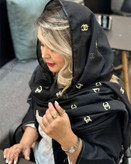 کالکشن جدید عیدانه شال ابریشم دو لایه مشکی مارک مزونی متریال وارداتی بسیار شیک خرید از تولیدکننده و واردکننده مستقیم