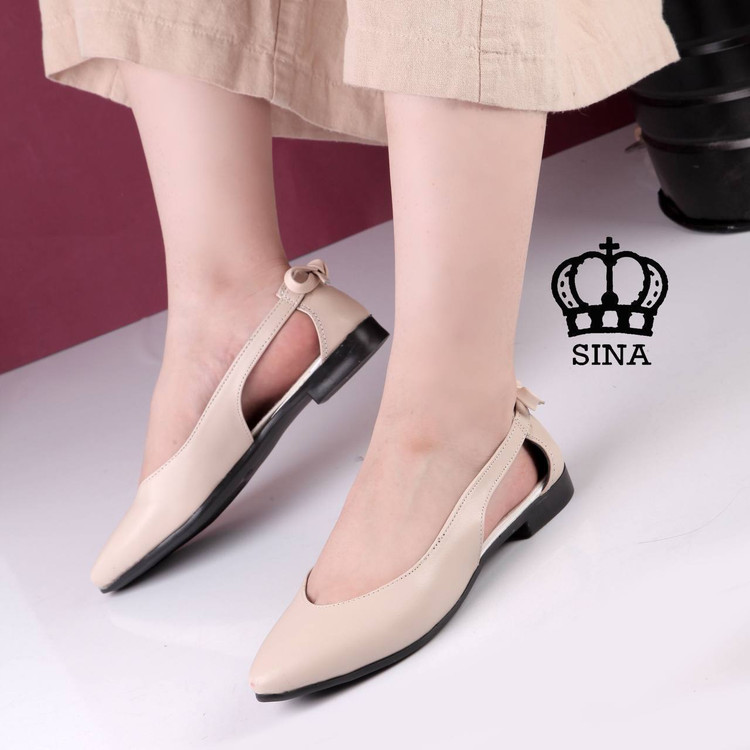 کالکشن عیدانه کفش کالج زنانه/دخترانه پشت پاپیونی بسیار زیبا زیره اسپرت رویه چرم سبک و راحت و خوشپا قیمت عالی خرید از تولیدی