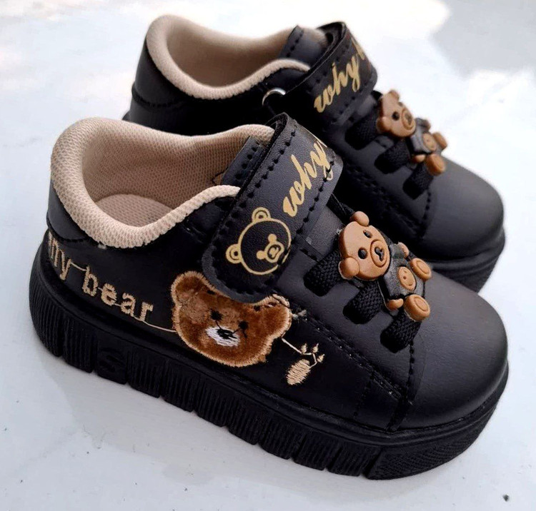 کفش اسپرت/کتونی بچگانه تدی دخترانه و پسرانه زیره پیو سبک رویه چرم مصنوعی بسیار نرم بهترین کیفیت موجود سایز ۲۲ تا ۳۶ قیمت عالی خرید از تولیدی