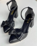 کفش مجلسی زنانه/دخترانه مدل پاپیون در دو جنس انتخابی سوئیت اصل و چرم قالب استاندارد کیفیت کار اصلی پاشنه ۶سانت قیمت عالی خرید از تولیدی