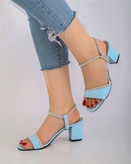 کفش مجلسی زنانه/دخترانه نگین ترک کیفیت عالی درجه یک با ضمانت گارانتی قالب استاندارد زیره دافوس پاشنه ۶سانت لژدار رنگبندی مدادرنگی