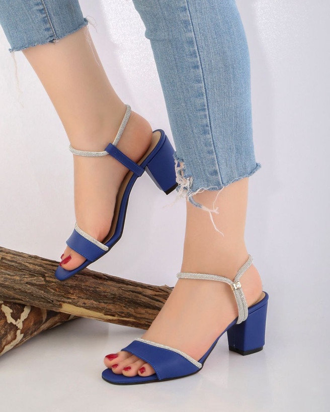 کفش مجلسی زنانه/دخترانه نگین ترک کیفیت عالی درجه یک با ضمانت گارانتی قالب استاندارد زیره دافوس پاشنه ۶سانت لژدار رنگبندی مدادرنگی