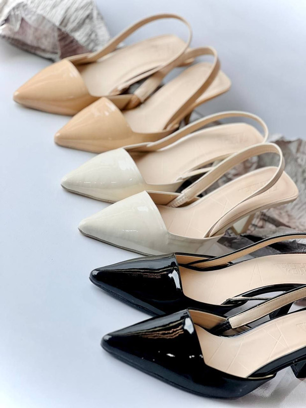 کفش مجلسی زنانه/دخترانه بسیار شیک زارا رویه ورنی با کیفیت و ضمانت زیره دافوس پاشنه ۷سانت سایزبندی ۳۶ تا ۴۱قیمت منصفانه خرید از تولیدی