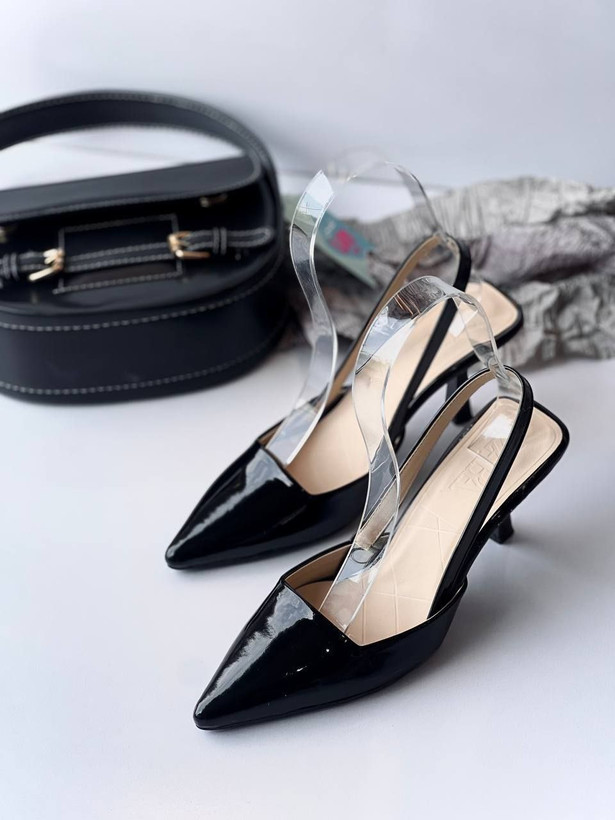 کفش مجلسی زنانه/دخترانه بسیار شیک زارا با کیفیت و ضمانت رویه ورنی زیره دافوس پاشنه ۷سانت سایزبندی ۳۶ تا ۴۱قیمت منصفانه خرید از تولیدی