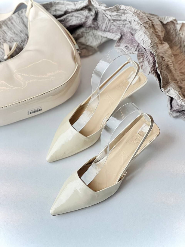 کفش مجلسی زنانه/دخترانه بسیار شیک زارا رویه ورنی زیره دافوس پاشنه ۷سانت با کیفیت و ضمانت سایزبندی ۳۶ تا ۴۱قیمت منصفانه خرید از تولیدی