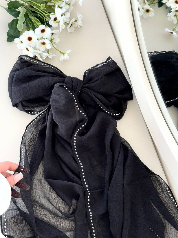 شال مشکی حریر شیفون مشکی اسنکی متریال وارداتی تک رنگ کیفیت عالی خرید مستقیم از تولیدکننده و واردکننده مستقیم