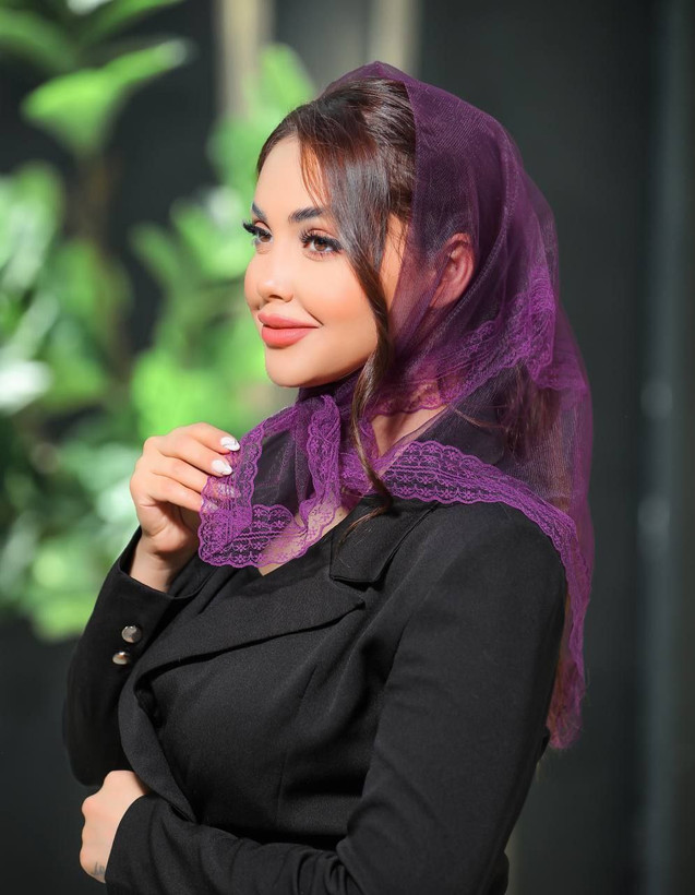 مینی اسکارف توری زنانه/دخترانه دور گیپور مزونی قیمت و رنگبندی عالی خرید از تولیدکننده و واردکننده مستقیم