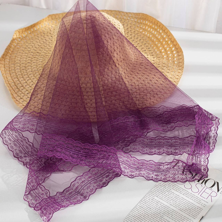 مینی اسکارف توری زنانه/دخترانه دور گیپور مزونی قیمت و رنگبندی عالی خرید از تولیدکننده و واردکننده مستقیم