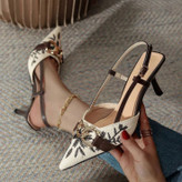 کفش مجلسی زنانه/دخترانه بسیار خاص اندازه پاشنه ۷ سانت سایزبندی ۳۶ تا ۴۱ رنگبندی و قیمت عالی خرید از تولیدی