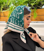 کالکشن عیدانه مینی اسکارف نخی اعلا مزونی در ۷رنگ جذاب قیمت و کیفیت عالی خرید از تولیدکننده و واردکننده مستقیم رنگ سبز