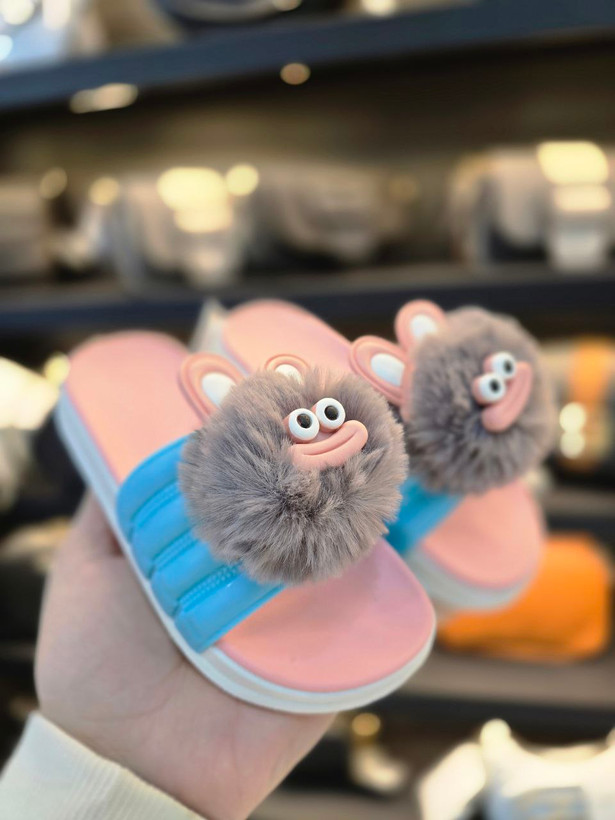 دمپایی/صندل بچگانه دخترانه مدل عید پاپی دخترانه پابند کیفیت عالی قالب استاندارد پاخوری شیک سایزبندی ۲۷ تا ۳۵ خرید از تولیدی