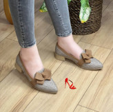 کفش کالج زنانه/دخترانه مدل الناز رویه کنفی جدید زیره بتا قالب استاندارد پاشنه ۳سانت پاخوری شیک قیمت عالی خرید از تولیدی