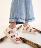 کالکشن عیدانه صندل زنانه/دخترانه مدل Andramord کیفیت بسیار عالی زیره پیو لژ دار ۴ سانت پاخوری شیک قیمت منصفانه خرید از تولیدی