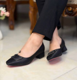 کفش کالج مجلسی زنانه/دخترانه رویه ساتن گیپوری پاشنه ۲ سانتی زیره دلتا کیفیت بینظیر پاخوری شیک قیمت منصفانه خرید از تولیدی