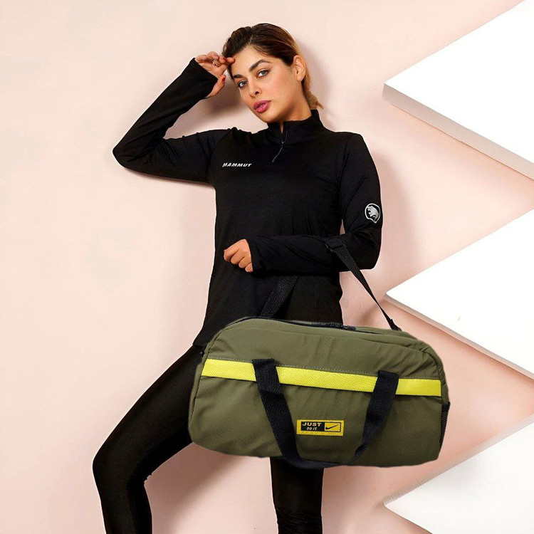 ساک ورزشی زنانه و مردانه مدل جاست نایک کیفیت عالی جنس کتان خارجی باکیفیت ابعاد ۴۷*۲۸ بزرگ و جادار قیمت منصفانه خرید از تولیدی