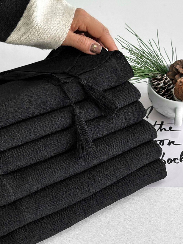 شال پلیسه مشکی اعلا با قیمت منصفانه و رقابتی و ارسال مستقیم از تولیدکننده و واردکننده