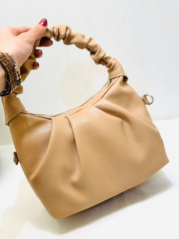 کیف دوشی زنانه/دخترانه دسته چروک جنس وارداتی سایز ۲۳*۲۳ فروش تک و عمده قیمت منصفانه خرید از تولیدی