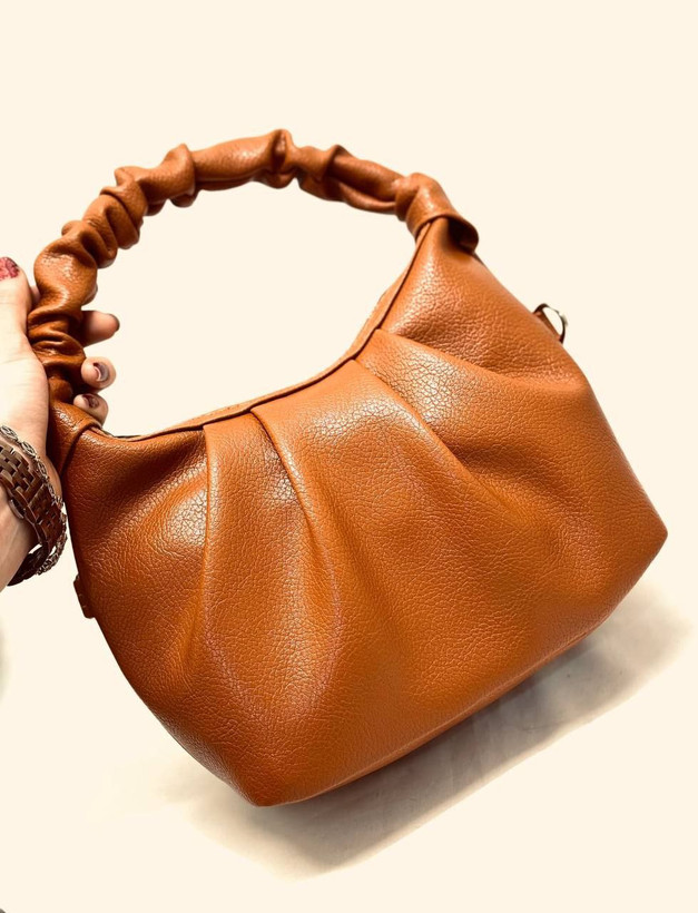 کیف دوشی زنانه/دخترانه دسته چروک جنس وارداتی سایز ۲۳*۲۳ فروش تک و عمده قیمت منصفانه خرید از تولیدی