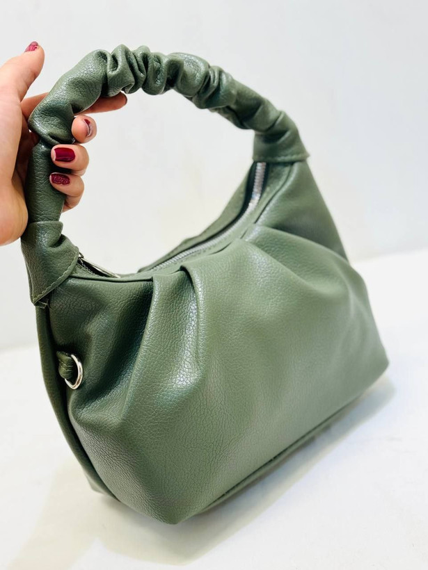 کیف دوشی زنانه/دخترانه دسته چروک جنس وارداتی سایز ۲۳*۲۳ فروش تک و عمده قیمت منصفانه خرید از تولیدی