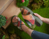 کفش صندل زنانه/دخترانه ترمه اسلیمی رویه چرم حوله ای و لوفرا دارای پد خار پاشنه سایزبندی ۳۷ تا ۴۰ قیمت منصفانه خرید از تولیدی