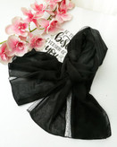 شال مشکی جنس نخ کراش مزونی دانتل دار مشکی فروش به صورت تک و عمده قیمت منصفانه خرید از تولیدی