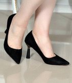 کفش مجلسی زنانه/دخترانه مدل جدید قالب استاندارد پاشنه ۷ سانت و جدید کیفیت عالی ترک در سه جنس انتخابی چرم عالی و سوئیت عالی و ورنی اصل پاخوری شیک و عالی قیمت منصفانه خرید از تولیدی