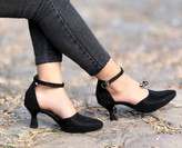 کفش مجلسی زنانه/دخترانه بسیار شیک رویه نگین کاری پاشنه ۷ سانتی زیره دلتا سایزبندی ۳۷ تا ۴۱ کیفیت بینظیر پاخوری شیک قیمت منصفانه خرید از تولیدی