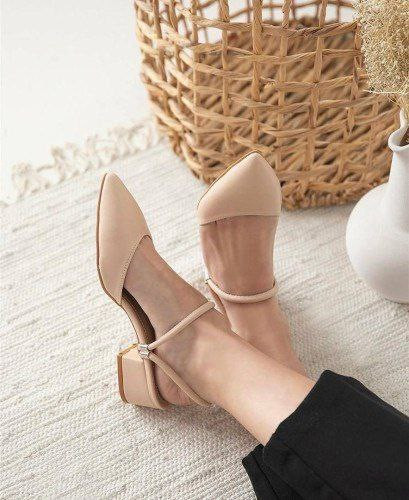 صندل اسلیپر دو بند زنانه/دخترانه قالب استاندارد رویه فوم درجه یک زیره مواد نو پاشنه دار پاشنه ۵ سانت پاخور عالی سایزبندی ۳۷ تا ۴۰ قیمت منصفانه خرید از تولیدی