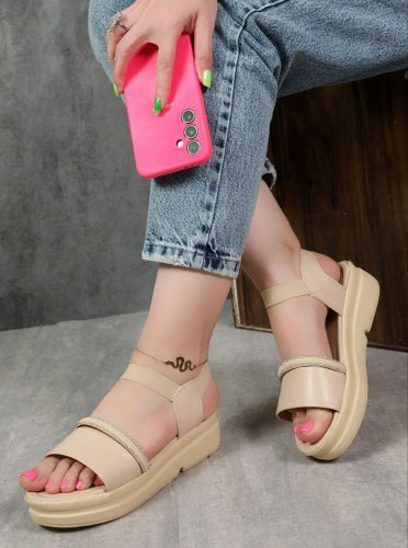 صندل زنانه/دخترانه مدل شیما قالب استاندارد سایزبندی ۳۷ تا ۴۰ رویه فوم درجه یک زیره مواد نو نرم و سبک پاخور عالی قیمت منصفانه خرید از تولیدی