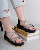 صندل نگینی زنانه/دخترانه کیفیت با ضمانت سبک و راحت پاخور عالی زیره نرم سایزبندی ۳۷ تا ۴۰ قیمت منصفانه خرید از تولیدی