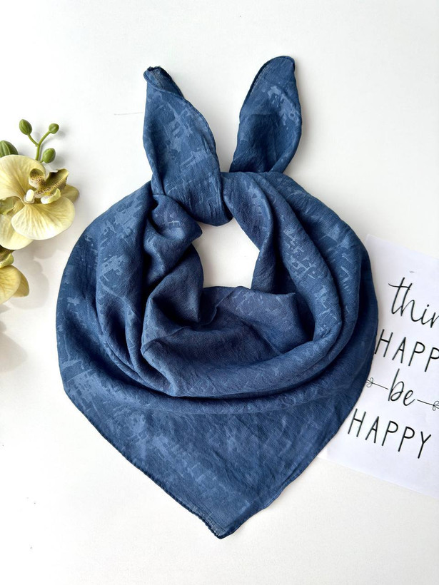 مینی اسکارف وال اسلپ طرح پتینه قواره ۷۵*۷۵به صورت تک و عمده قیمت منصفانه