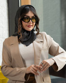 مینی اسکارف وال اسلپ طرح پتینه قواره ۷۵*۷۵به صورت تک و عمده قیمت منصفانه