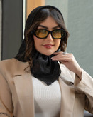 مینی اسکارف وال اسلپ طرح پتینه قواره ۷۵*۷۵به صورت تک و عمده قیمت منصفانه