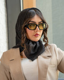 مینی اسکارف وال اسلپ طرح پتینه قواره ۷۵*۷۵به صورت تک و عمده قیمت منصفانه