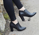 کفش کلاسیک و مجلسی زنانه/دخترانه مدل پارلا جنس رویه پشت چرم پاخوری شیک قالب استاندارد پاشنه ۷ سانت دافوس سایزبندی ۳۷تا۴۱