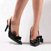 کفش مجلسی زنانه/دخترانه پاشنه ۷ سانت سایزبندی ۳۶ تا ۴۱ بسیار شیک و خاص در سه رنگ کرم مشکی و سفید